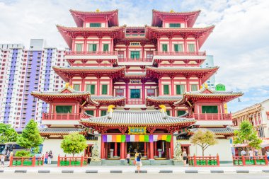 Buddha tooth Tapınağı Singapur