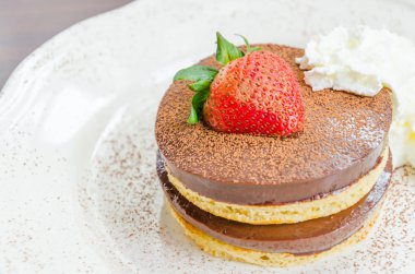 Çikolatalı puding gözleme