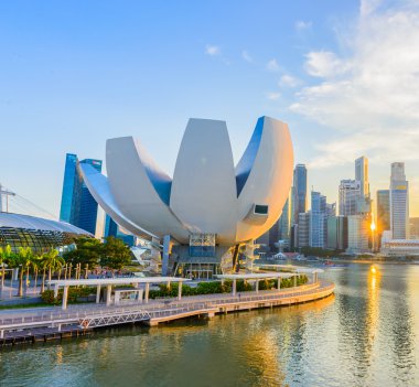 Singapur - 24 Haziran: 24 Haziran 2014 yılında singa artscience Müzesi
