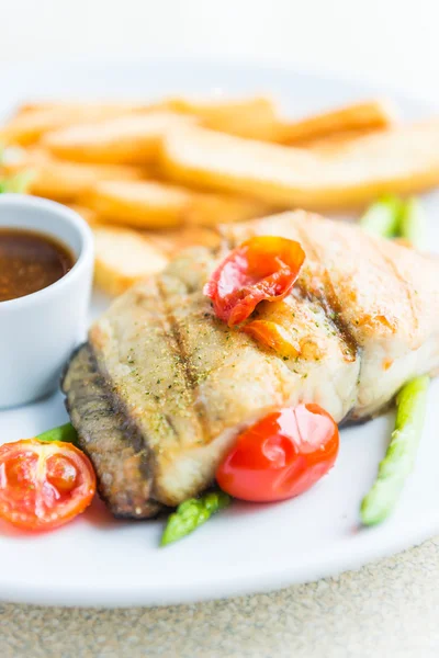 Barramundi steak — Stock fotografie