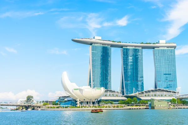 Marina bay sands resort hotel i singapore — Stockfoto