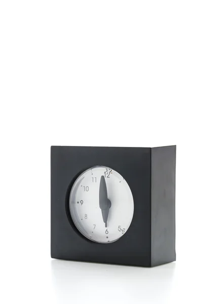 Uhr isoliert auf weiß — Stockfoto