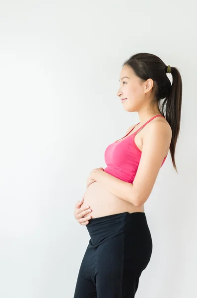 Woman pregnant — Stock Photo, Image