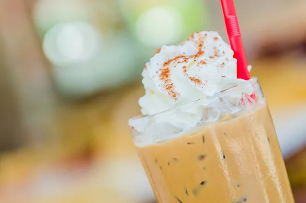 Iced mocha coffee — Stock Photo, Image