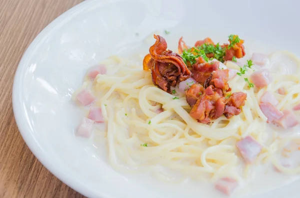 Spagetti carbonara — Stok fotoğraf