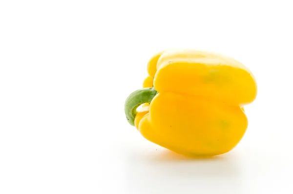 Yellow pepper isolated on white — Stock Photo, Image