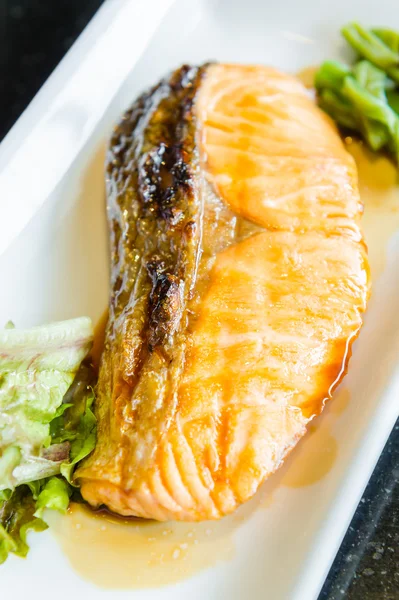 Salmone teriyaki — Foto Stock