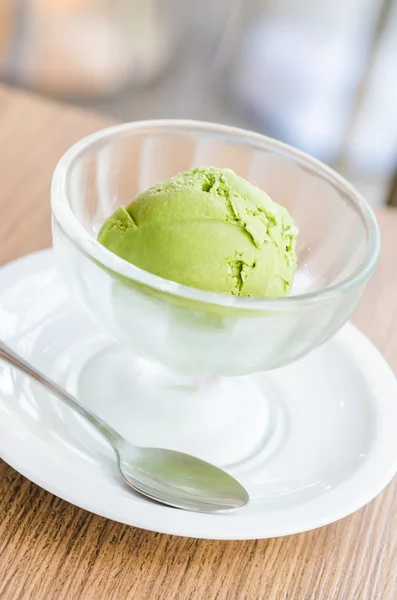 Yeşil çay dondurma — Stok fotoğraf