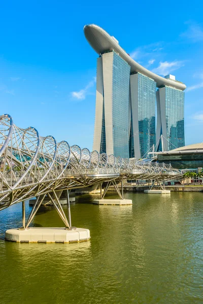 Marina bay sands resort otel — Stok fotoğraf