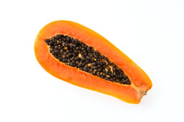 beyaz izole papaya