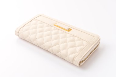 Cüzdan beyaz üzerine izole