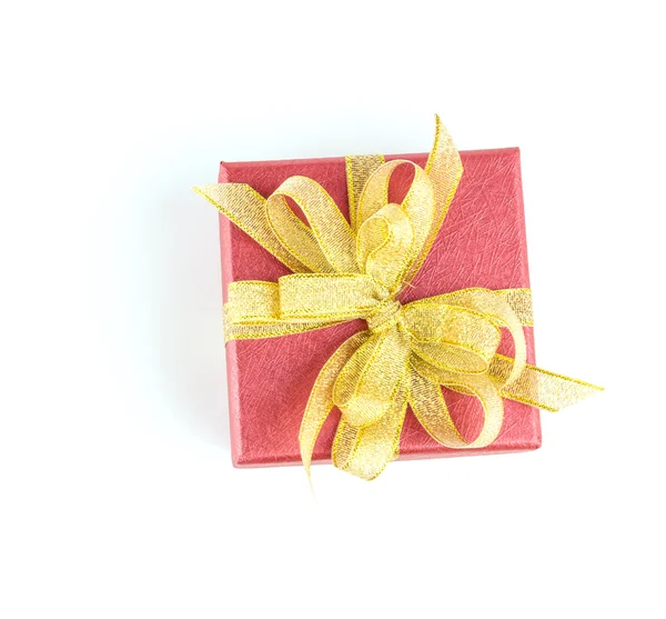 Gift box isolated white background — Stock Photo, Image