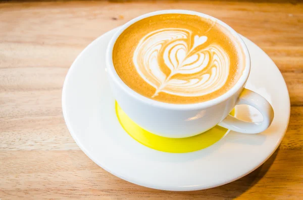 Latte art kaffe — Stockfoto