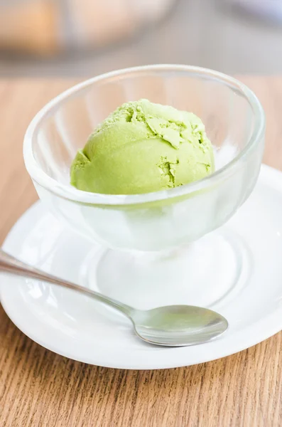 Ice cream green tea — Stock Photo, Image