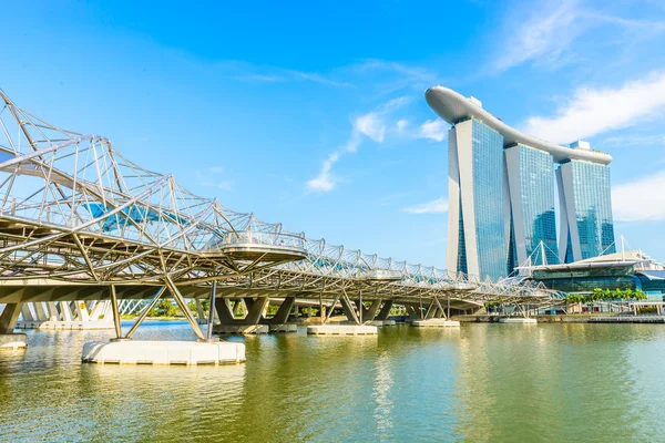 Marina bay sands resort otel Singapur — Stok fotoğraf