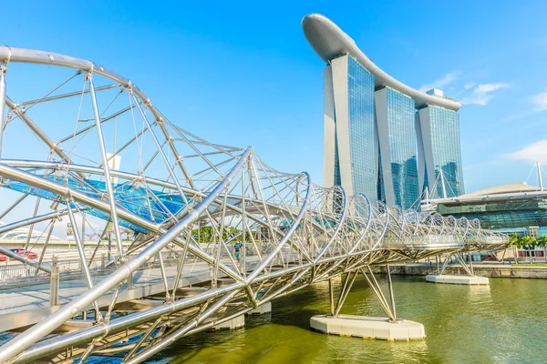 Il Marina Bay Sands Resort Hotel a Singapore — Foto Stock