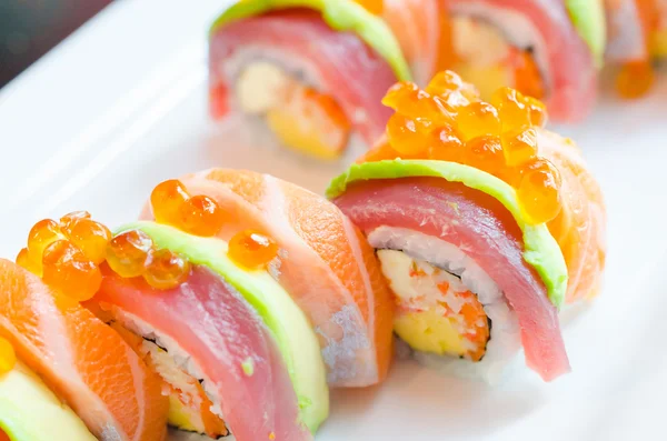 プレート上の寿司 — ストック写真