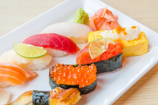 Sushi on plate — Stock Photo, Image