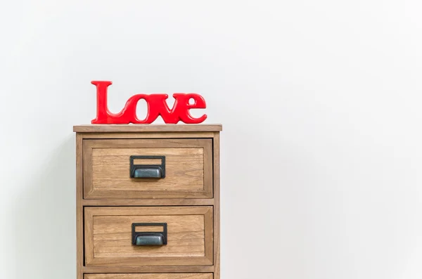 Kärlek på nattduksbordet — Stockfoto