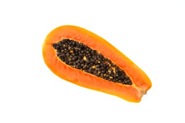 beyaz izole papaya