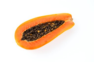 beyaz izole papaya