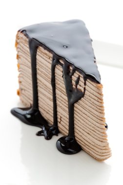 çikolatalı krep pasta