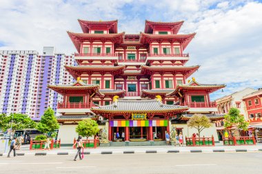 Buddha tooth Tapınağı Singapur