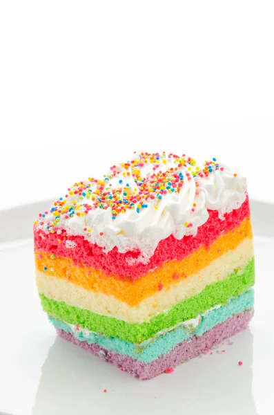 Cake van de regenboog — Stockfoto