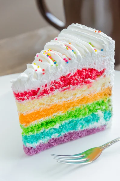 Tęcza ciasta — Zdjęcie stockowe