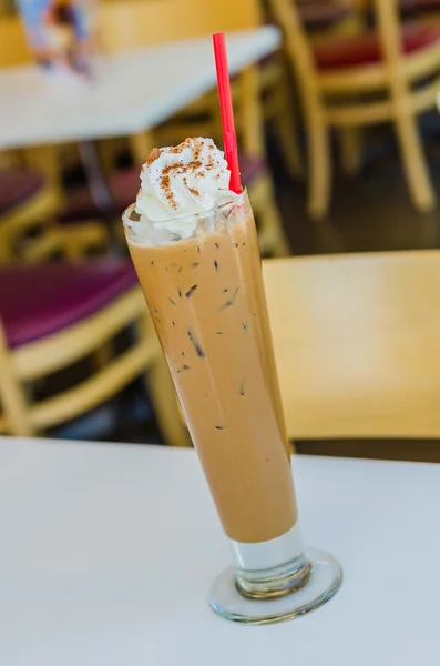 Iced mocha coffee — Stock Photo, Image