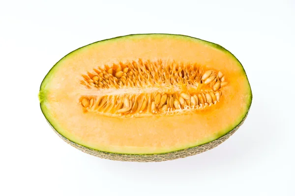 Melon isolerad på vitt — Stockfoto