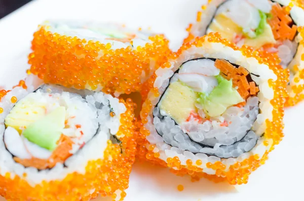 Sushi op plaat — Stockfoto