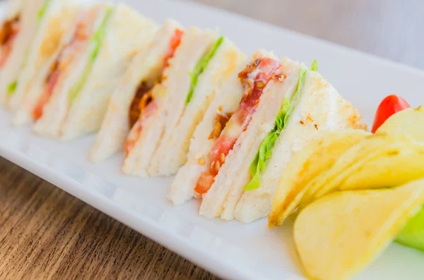 Club sandwiches — Stockfoto