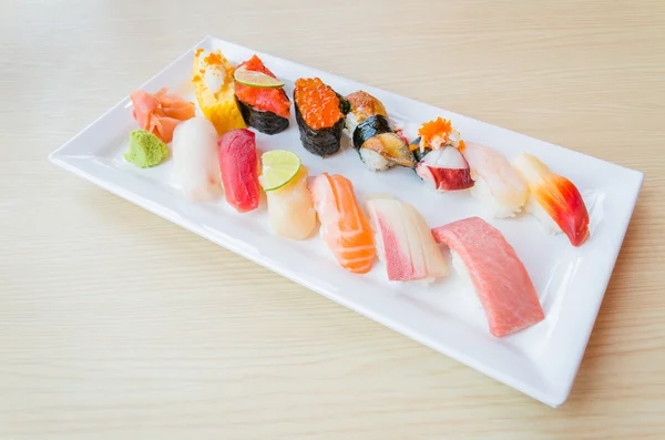 Sushi on plate — Stock Photo, Image