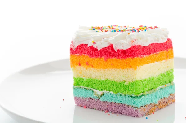 Cake van de regenboog — Stockfoto