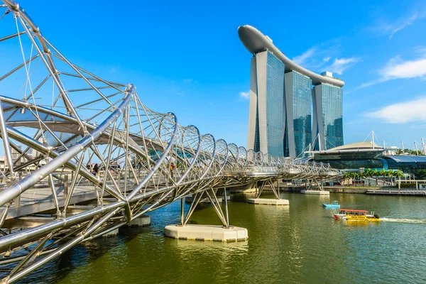 Il Marina Bay Sands Resort Hotel a Singapore — Foto Stock