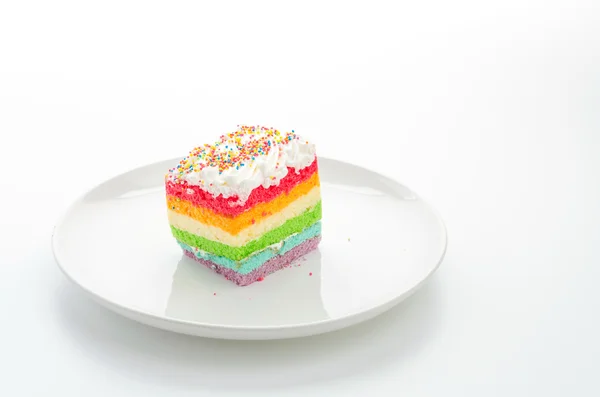 Радужный торт — стоковое фото