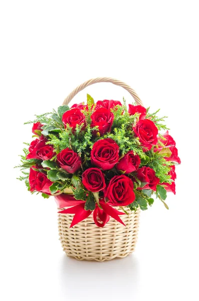 Rose basket — Stock Photo, Image