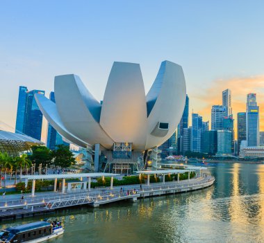 Singapur - 24 Haziran: 24 Haziran 2014 yılında singa artscience Müzesi