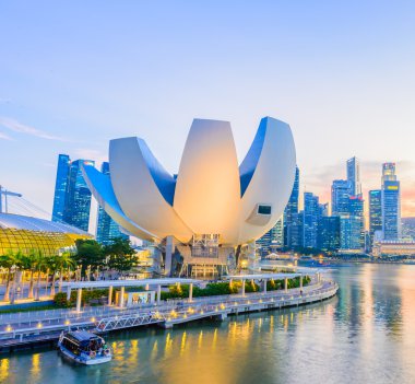 Singapur - 24 Haziran: 24 Haziran 2014 yılında singa artscience Müzesi
