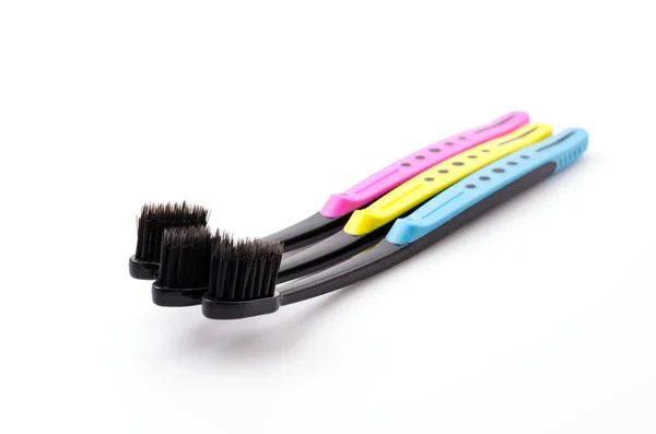 Cepillo dental aislado fondo blanco —  Fotos de Stock