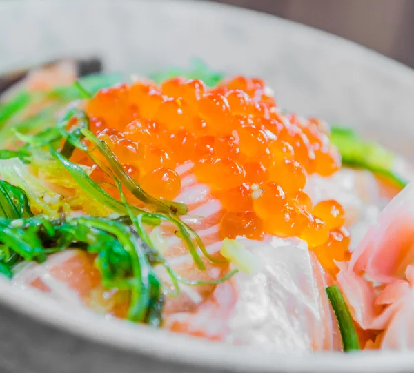 Zalmsalade Japans eten — Stockfoto