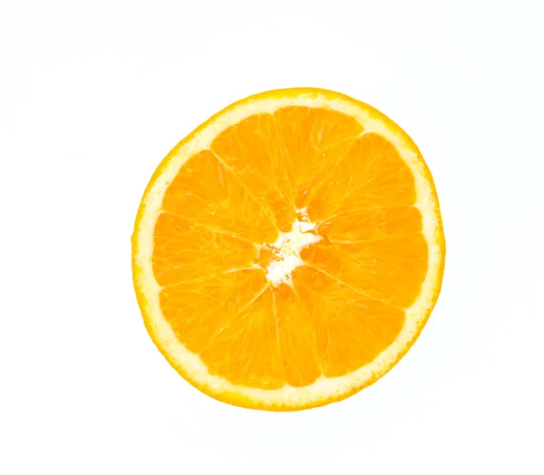 Oranje geïsoleerd op wit — Stockfoto