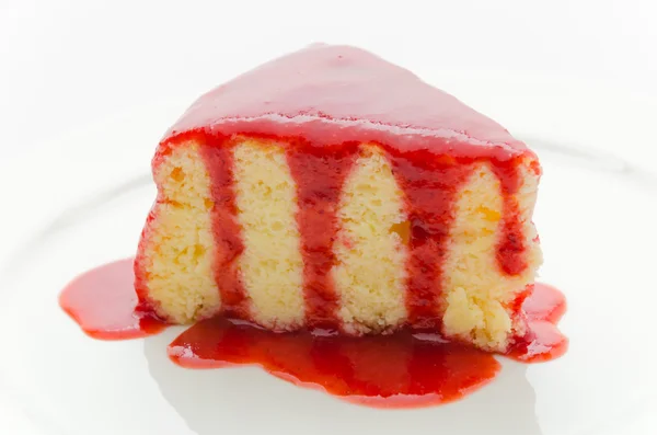 Gâteau au fromage aux fraises — Photo