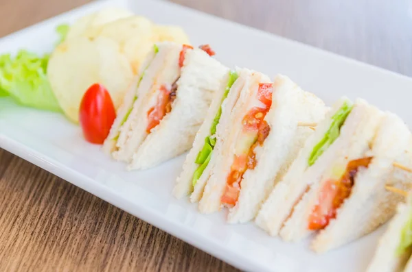 Clubsandwich — Stockfoto