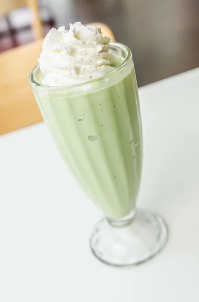 Green tea frappe — Stock Photo, Image