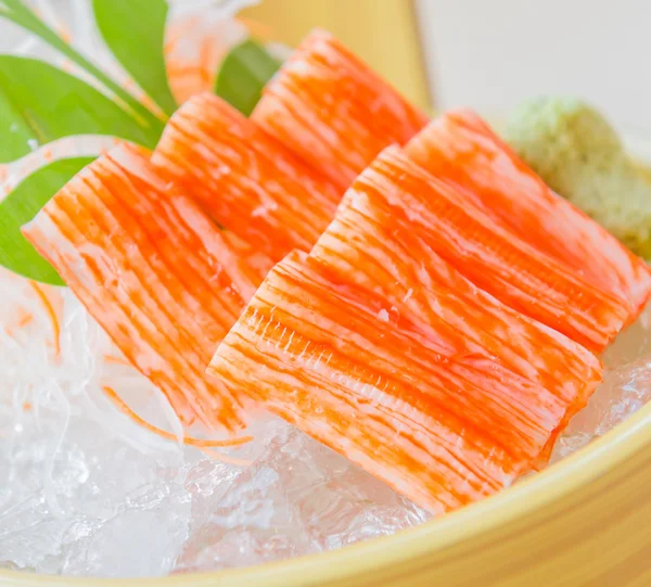 Caranguejo da vara sashimi — Fotografia de Stock