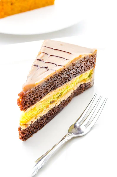 Schokoladenkuchen — Stockfoto