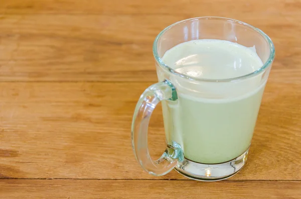 Groene thee latte — Stockfoto