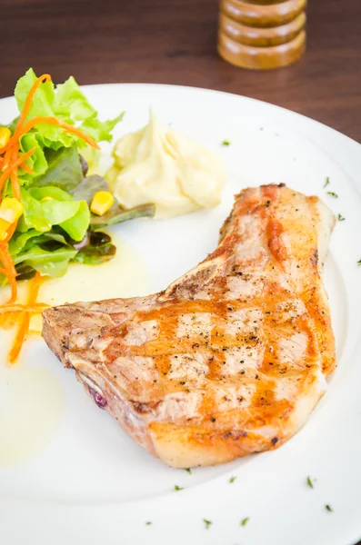 Pork chops steak — Stock Photo, Image